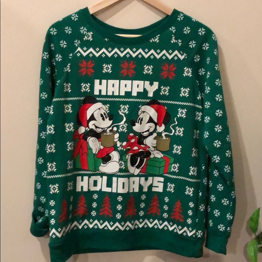 Disney holiday sweatshirt